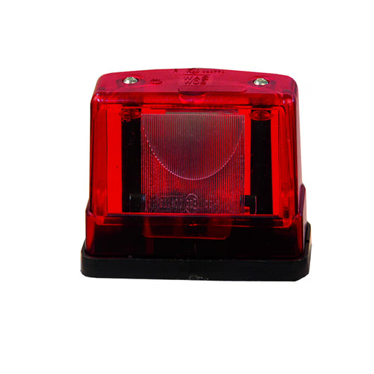Strands Red Halogen License Plate Light – Feu de Plaque Halogène Rouge Classique
