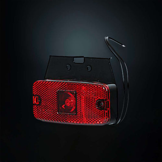 Feu de position arrière LED rouge Strands avec réflecteur intégré – Feu marker classique