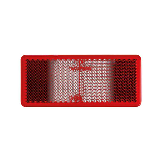 STRANDS Red Rectangular Reflector – Réflecteur Rectangulaire Rouge Haute Visibilité