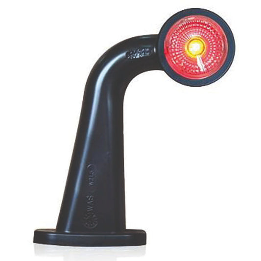 Strands Left Front/Rear Position Marker Light with Flexible Rubber Arm – Easy Installation for Trucks &amp; Trailers