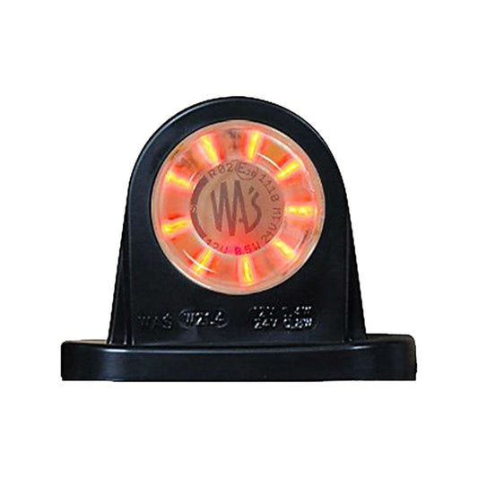Strands Rubber Arm Rear &amp; Front Position Light – Clear Lens LED Marker Light