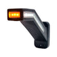 Strands Rubber Arm Right 5-Function Position Light with Dynamic LED Indicator