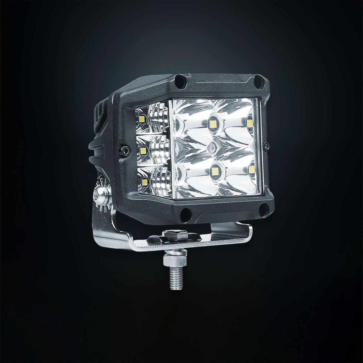 STRANDS Side Shooter 4" LED Light Bar – Compact Size, Wide-Angle Performance