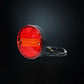 STRANDS Slim Round LED Tail Light 3-in-1 – Hella Housing Compatible, 2.5m Cable, 12V/24V