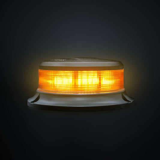 Gyrophare LED Orange Slim STRANDS – Warning Compact Haute Performance Homologué ECE R65, R10 &amp; ADR