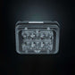 Strands Rectangular Amber LED Warning Light – ECE R65 Approved Safety Beacon