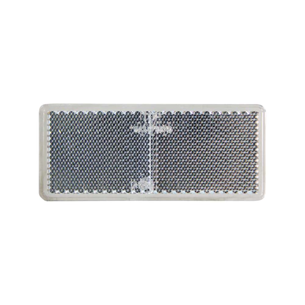 Réflecteur Réfléchissant Rectangulaire Strands – Blanc Haute Visibilité