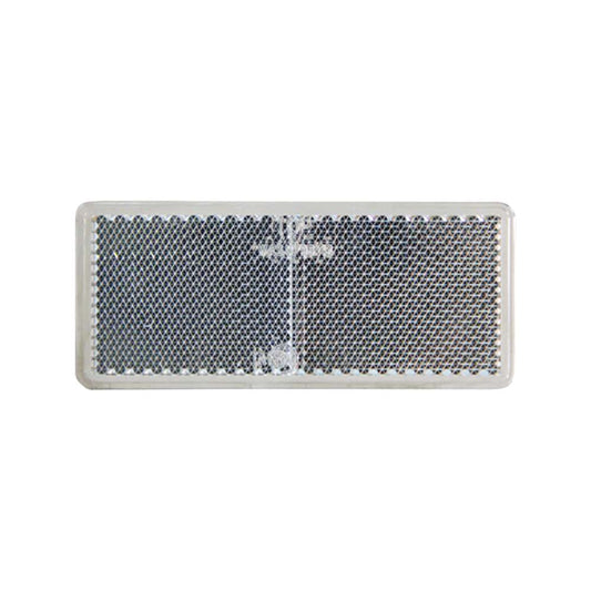 STRANDS White Rectangular Reflector – Réflecteur Rectangulaire Blanc Haute Visibilité