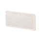 Strands Rectangular White Reflectors (Pack of 4) – High-Visibility Safety Reflectors for Trailers and Vehicles