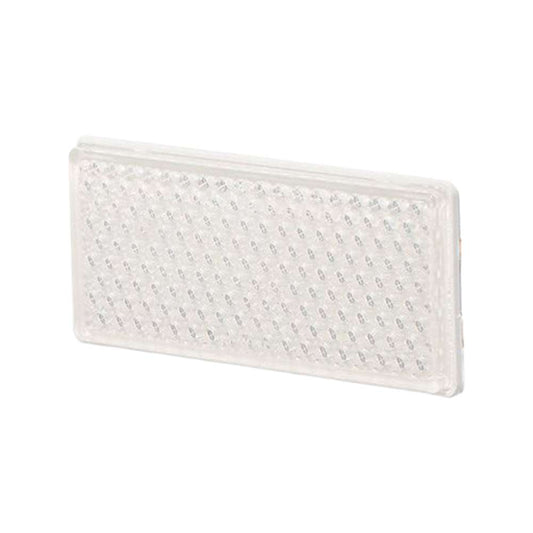 Strands Rectangular White Reflectors (Pack of 4) – High-Visibility Safety Reflectors for Trailers and Vehicles