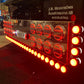 STRANDS Round LED Tail Light with Clear Lens – Slim 25mm Design, E &amp; D Approved, IP68 Waterproof