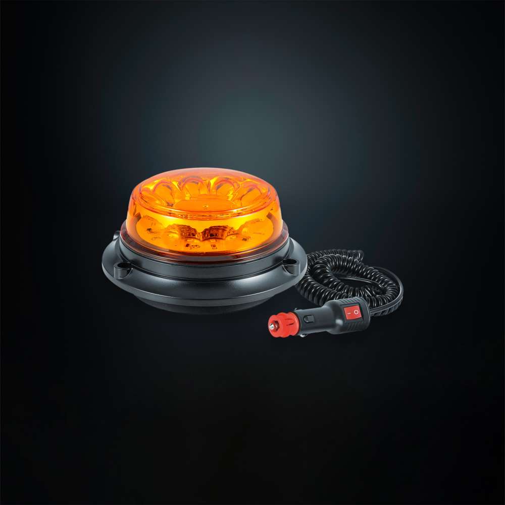 Swedstuff 145mm Magnetic LED Beacon | ECE R65 Approved Warning Light 12V/24V