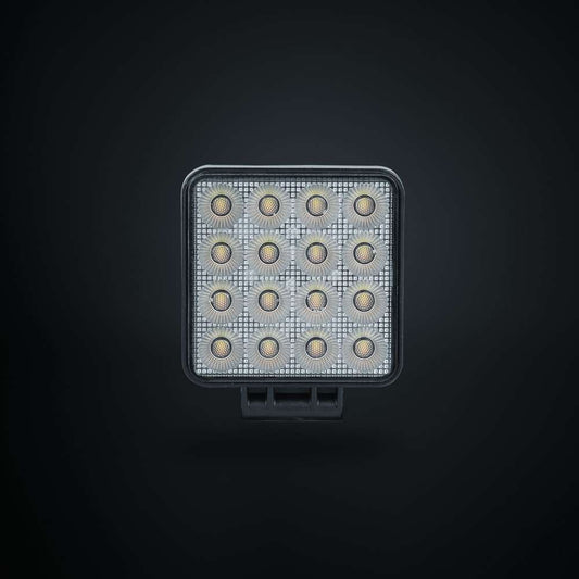 Swedstuff 34W LED Work Light with Warning Function – 3080 Lumens IP68 ECE R65/R10