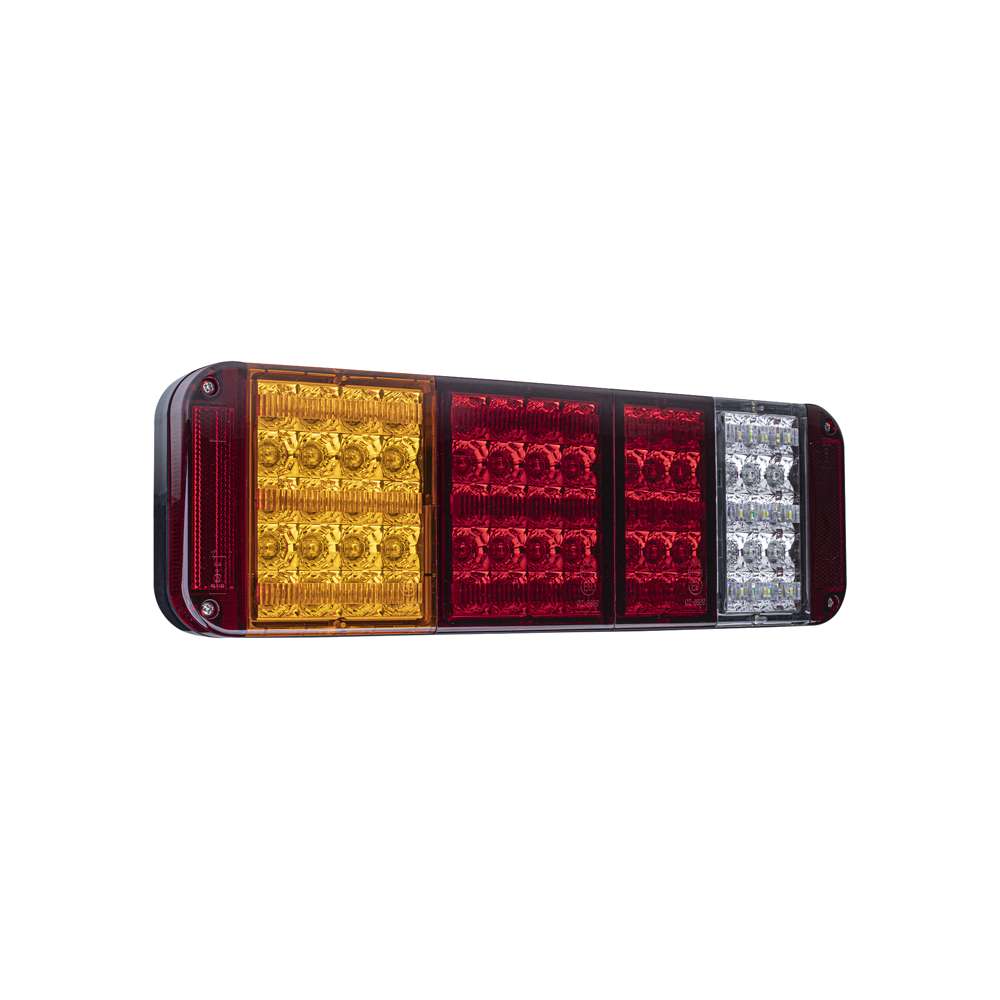 Strands 70 LED Rectangular Rear Tail Light – 5 Functions | E-Approved &amp; IP67 Waterproof