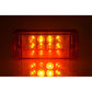 STRANDS Feu Arrière LED Rectangulaire 3 en 1 – Design Slim Lentille Claire pour Installation Facile