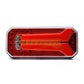 STRANDS Universal Rectangular LED Rear Tail Light – 5 Functions | E-Approved &amp; IP68 Waterproof