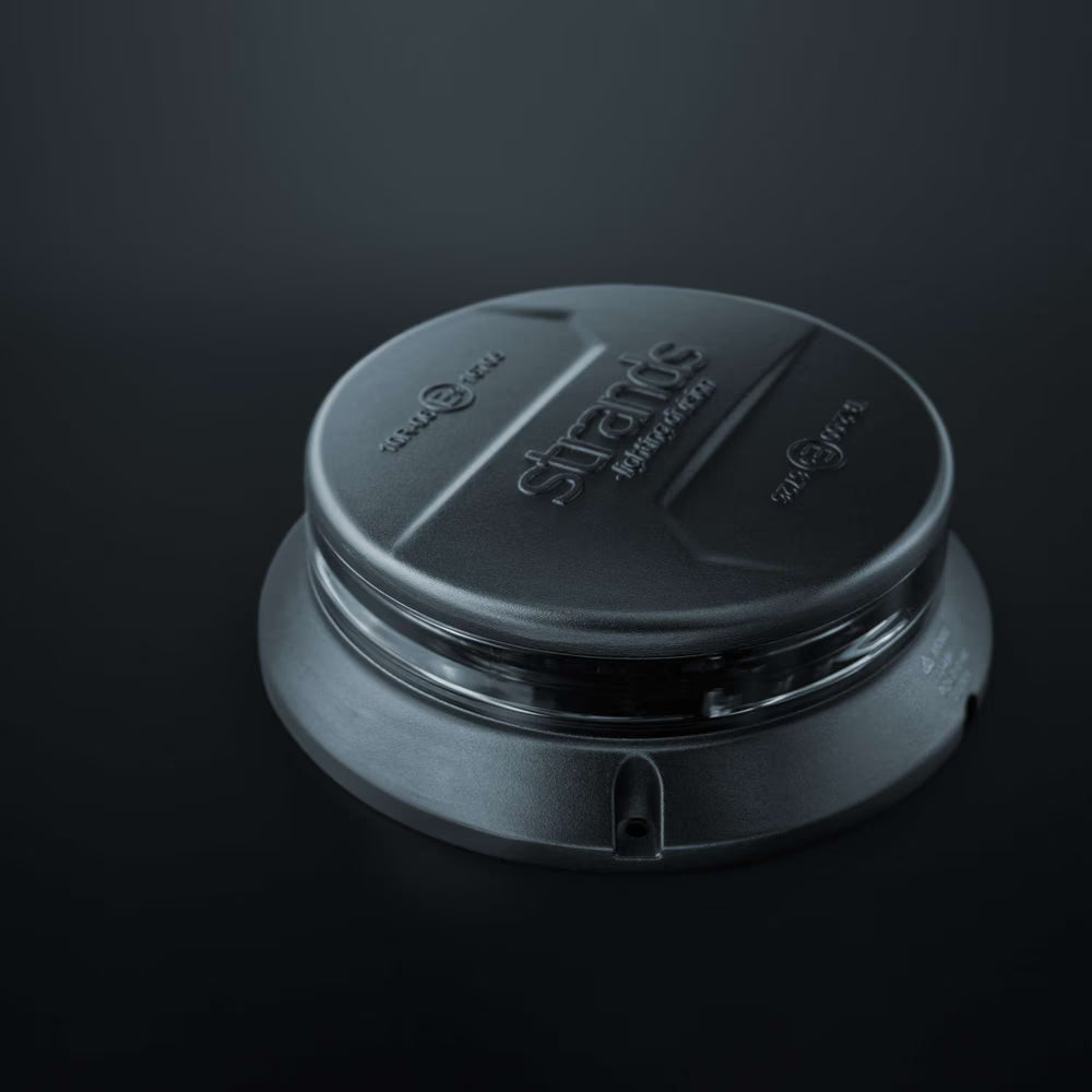 Gyrophare LED Ambre Surface Lentille Fumée