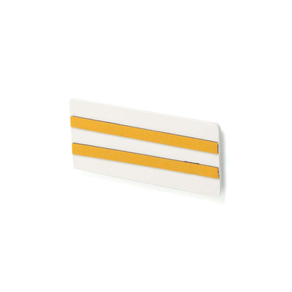 Strands Rectangular White Reflectors (Pack of 4) – High-Visibility Safety Reflectors for Trailers and Vehicles