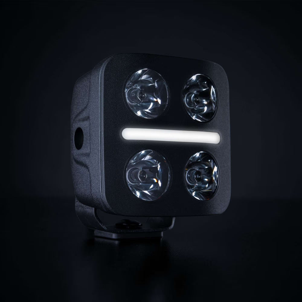 Projecteur LED 3 pouces avec feu de position blanc ou orange