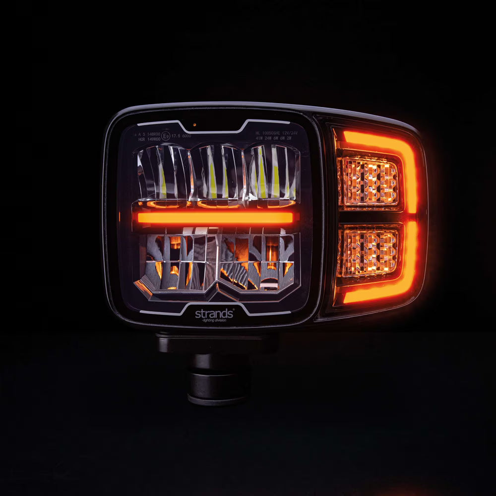 Siberia HI-LO Feu LED Chasse-Neige avec Lentille Chauffante