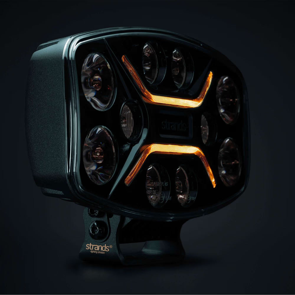 Dark Knight Insane Projecteur LED Ovale – Feu Longue Portée avec Position Blanc/Ambre & Warning