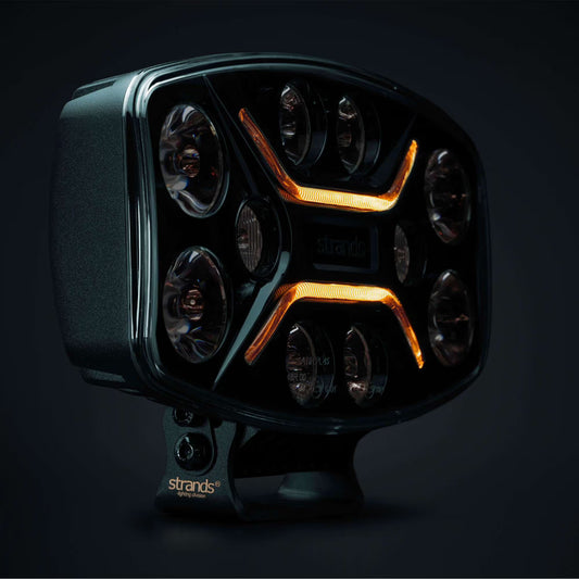 Dark Knight Insane Projecteur LED Ovale – Feu Longue Portée avec Position Blanc/Ambre & Warning