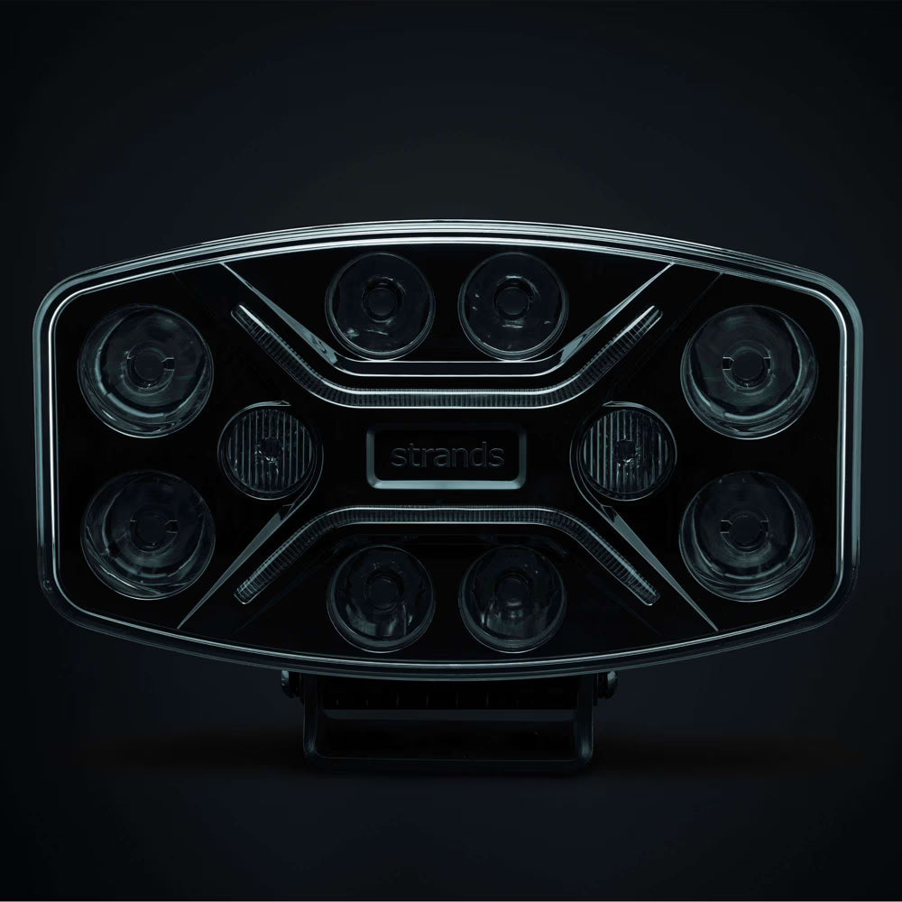 Dark Knight Insane Projecteur LED Ovale – Feu Longue Portée avec Position Blanc/Ambre & Warning