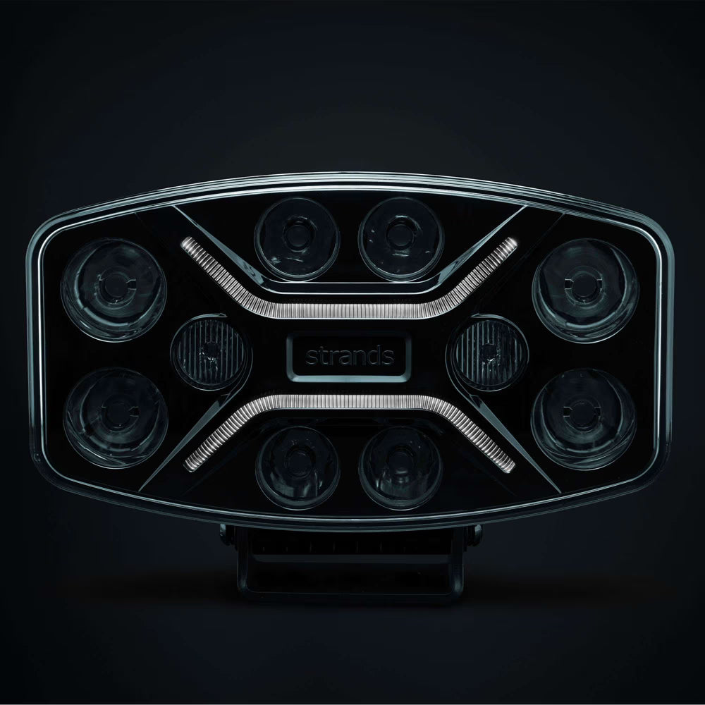 Dark Knight Insane Projecteur LED Ovale – Feu Longue Portée avec Position Blanc/Ambre & Warning