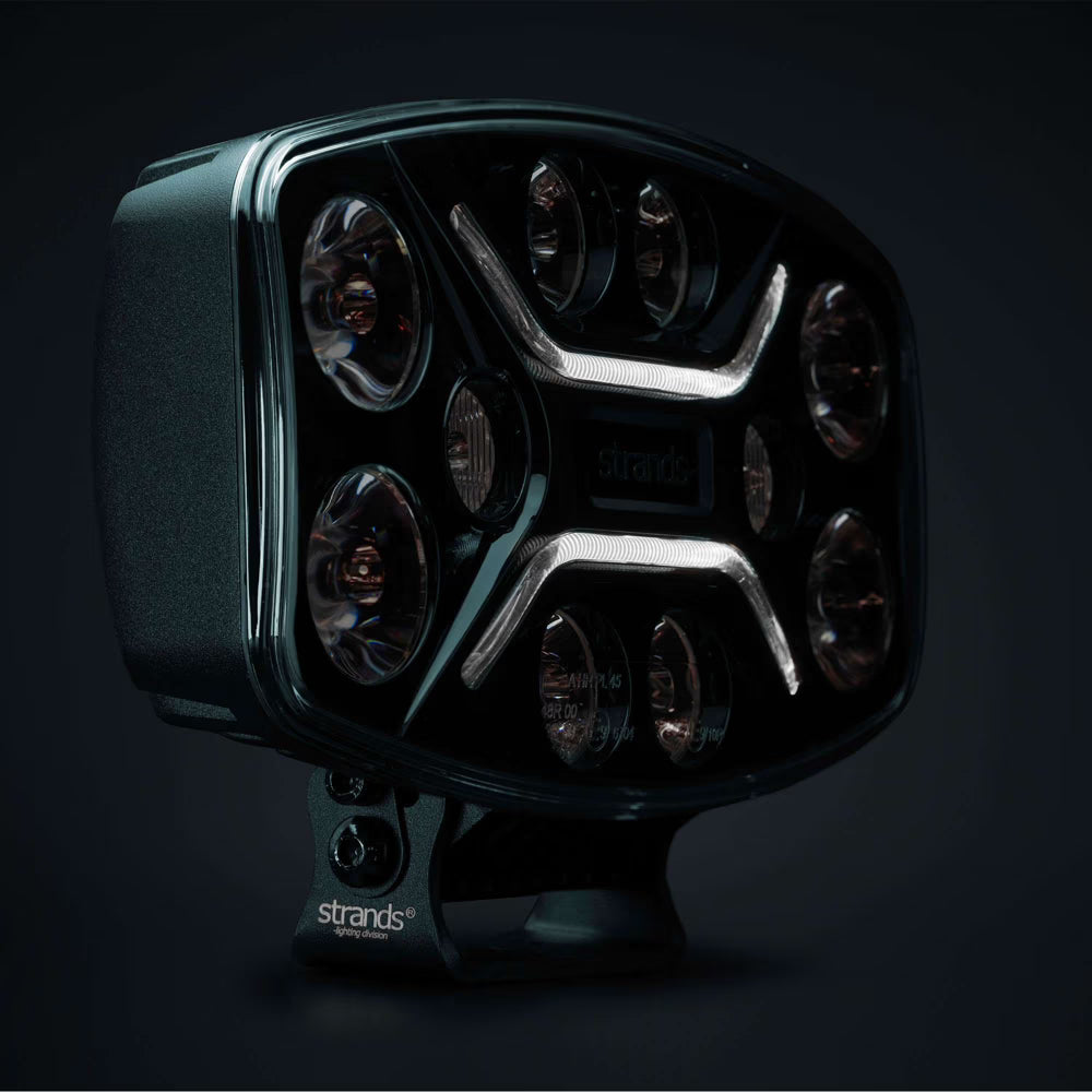 Dark Knight Insane Projecteur LED Ovale – Feu Longue Portée avec Position Blanc/Ambre & Warning