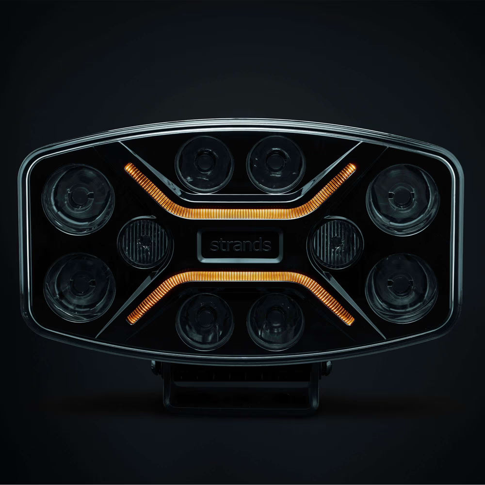 Dark Knight Insane Projecteur LED Ovale – Feu Longue Portée avec Position Blanc/Ambre & Warning