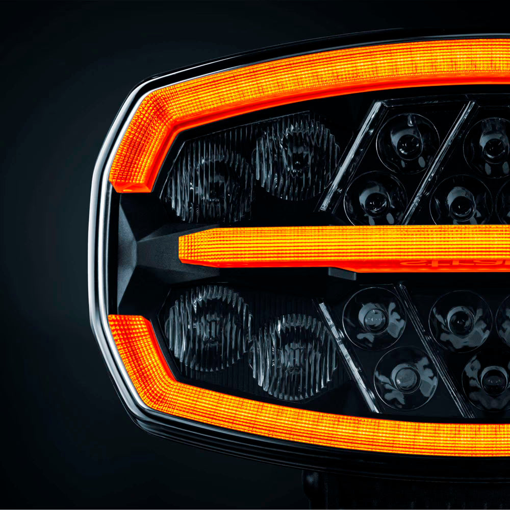 Firefly One Projecteur LED Ovale – 10500 Lumens, Position Blanc/Ambre & Warning Homologué R65