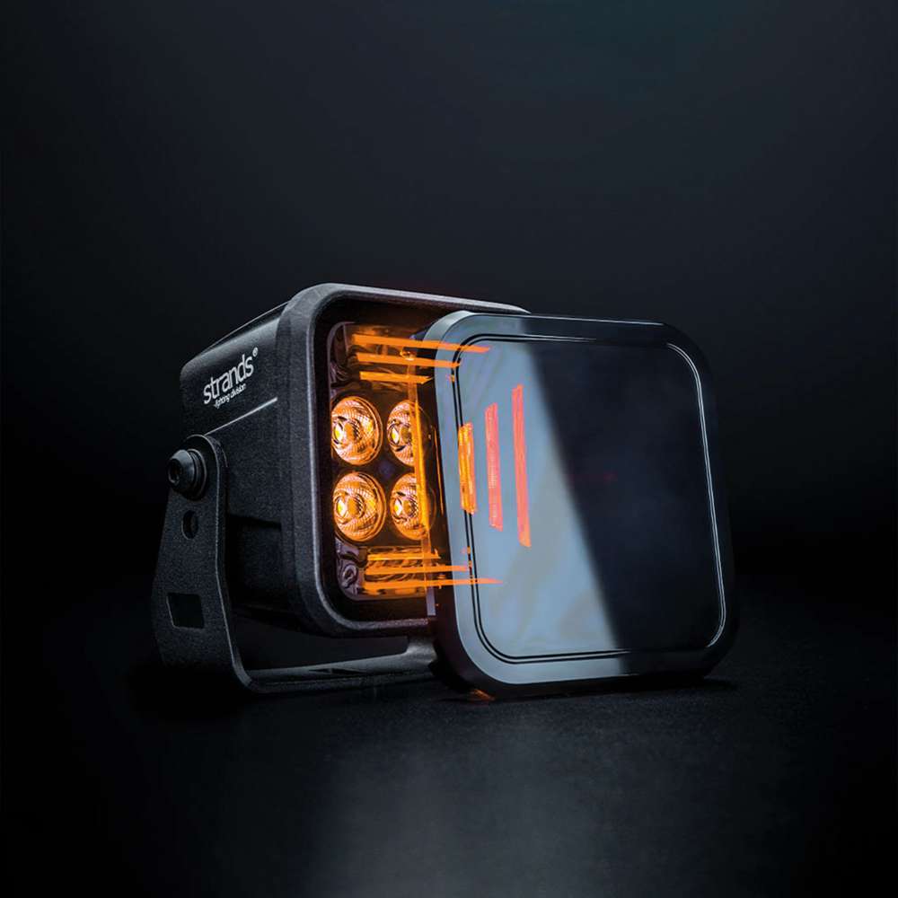 Dark Knight Fortex - Phare de Travail LED 38W Ambre